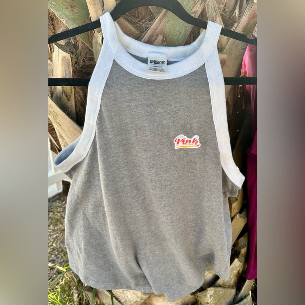 Pink halter tank top - Victoria Secret